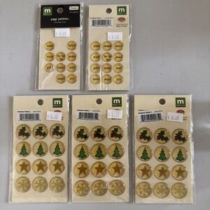 NEW Making Memories Christmas variety page pebbles/stickers 104 ct Scrapbooking